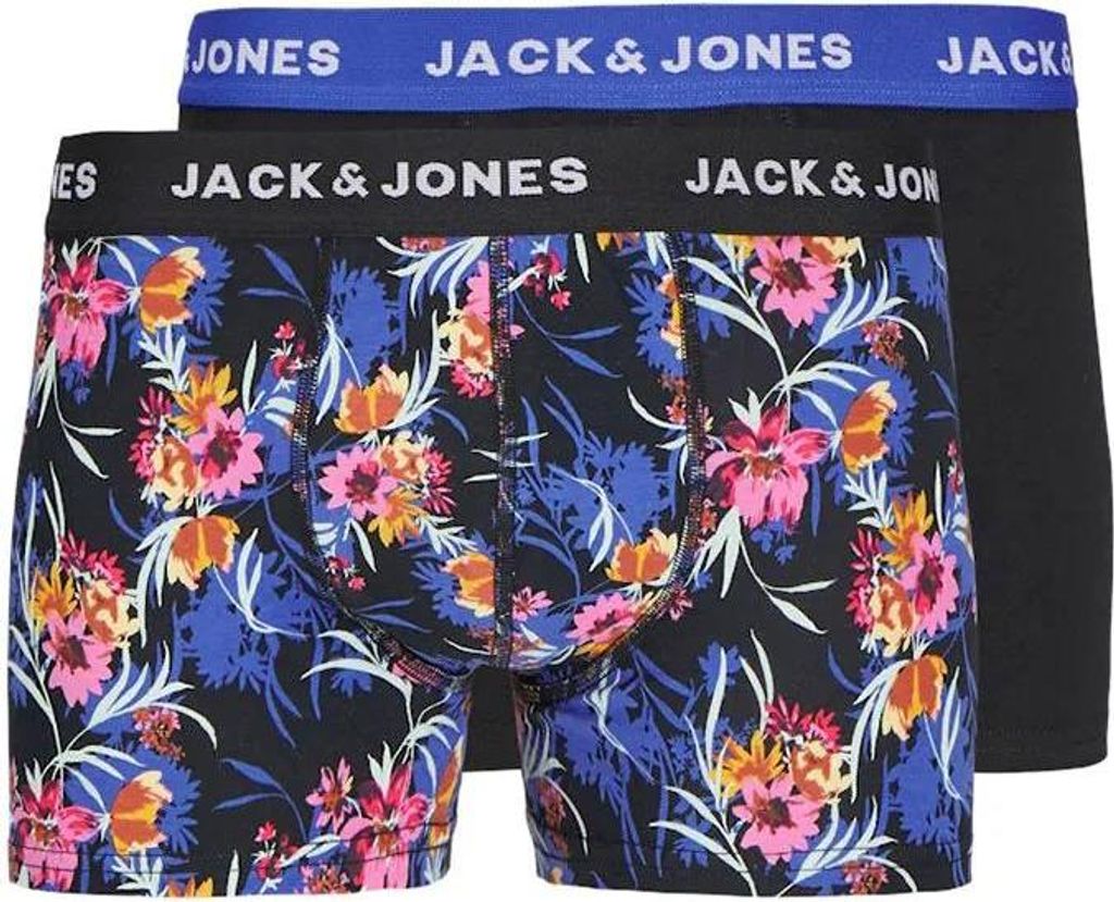 Jack & Jones Botanic Boxershorts 2 Einheiten Schwarz S Herren Schwarz S