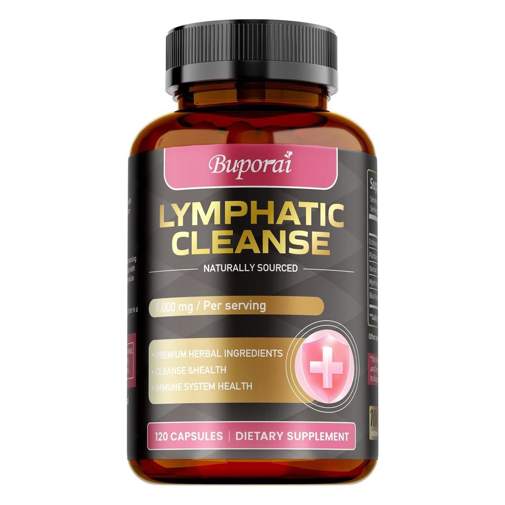 Lymphatic Cleanse (120 Kapseln) Nahrungsergänzungsmittel, Immunsystem, Reinigung, Entgiftung, Kreislauf, Körpergesundheit