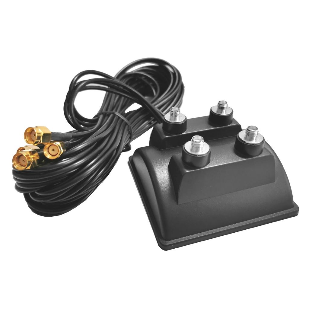 F43C Bolwins WLAN Antennen-Verlängerungskabel 3 m – RP-SMA Adapter mit Magnetfuß für WiFi Router & Antenne