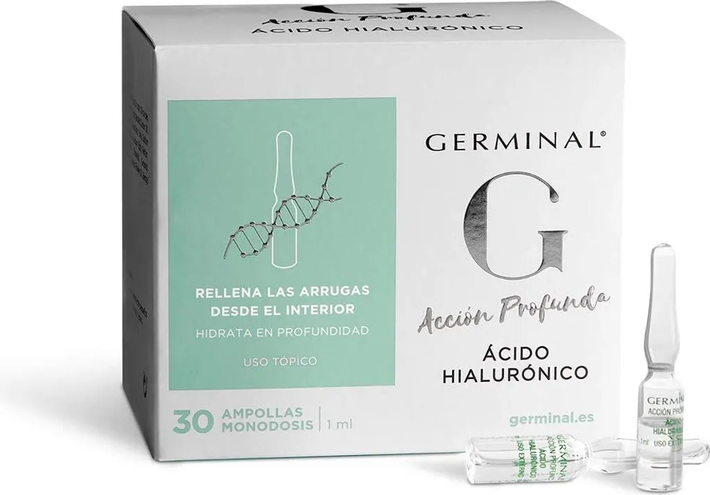 Sérum Visage en Ampoules Acide Hyaluronique Germinal Deep Action (30 pz) - 2