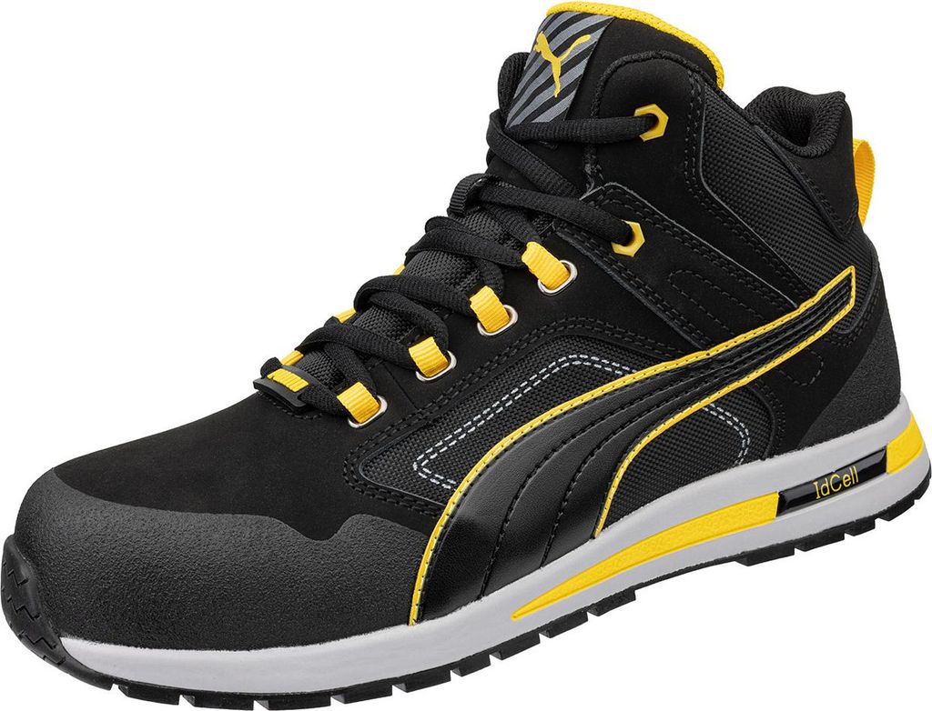 Puma Sicherheitsschuh Urban Protect Crosstwist mid SB blk, nach EN ISO 20345:2022 SB E PS WPA FO HRO SR Größe 37
