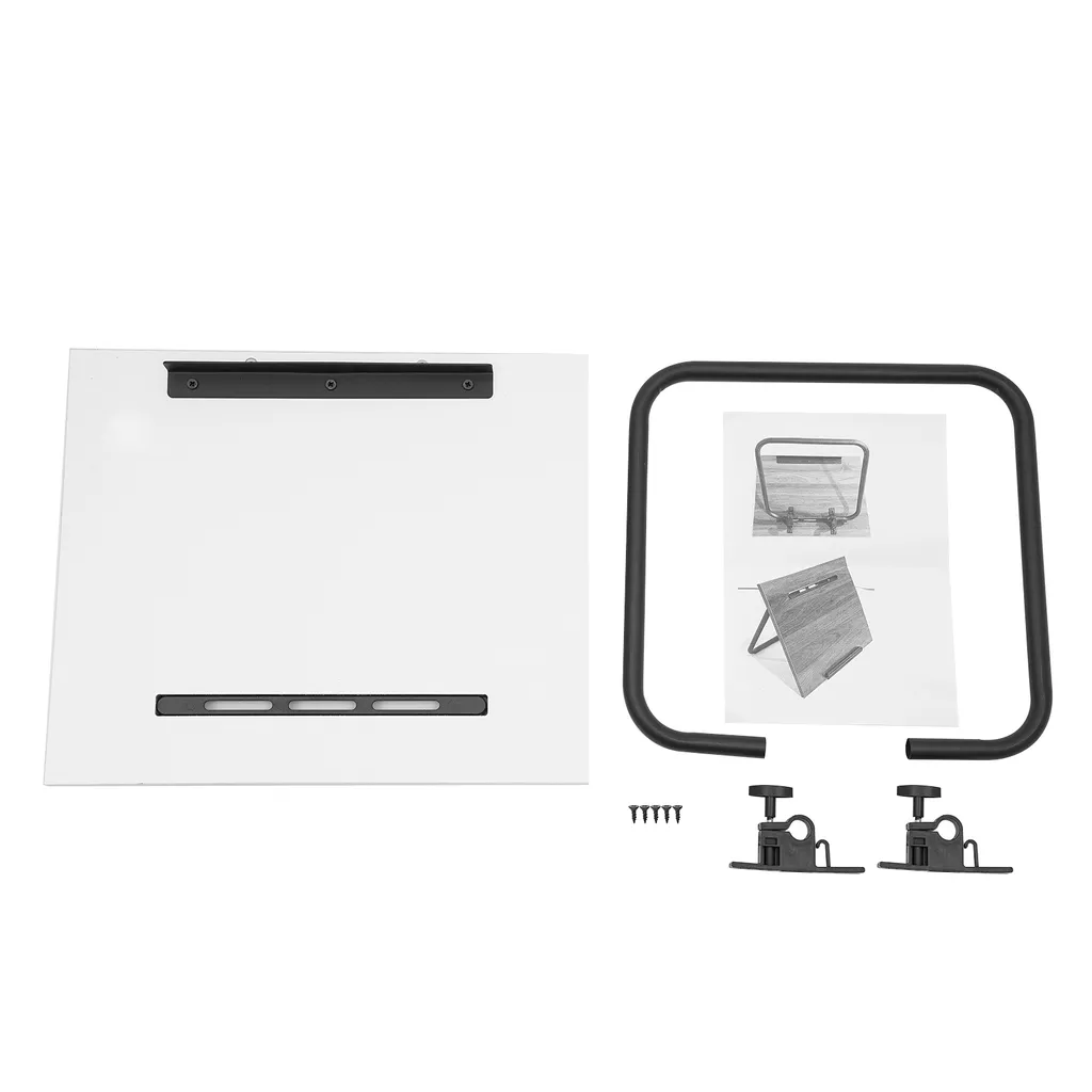 Support Ordinateur Portable Réglable Blanc - Support Pliable Ergonomique - 6