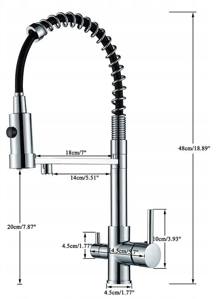 Filtre sous Evier Osmose Inverse Ari Ro7 75 GPD Graphite pour Eau Potable - 15