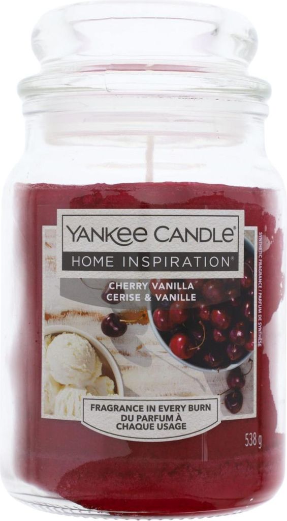 Yankee Candle Cherry Vanilla Kirsche Vanille Duftkerze im Produktbild 