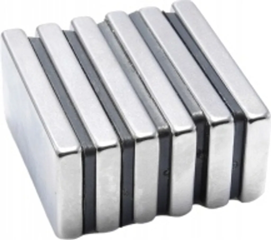 Set Professionale 10 Magneti Neodimio N38H 42x20x5 | Alta Qualità