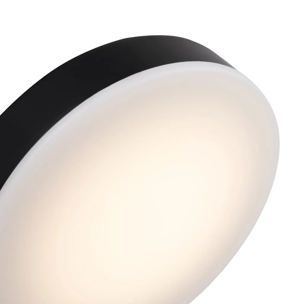 Applique LED noire à intensité variable avec spot orientable H 11 cm - 4
