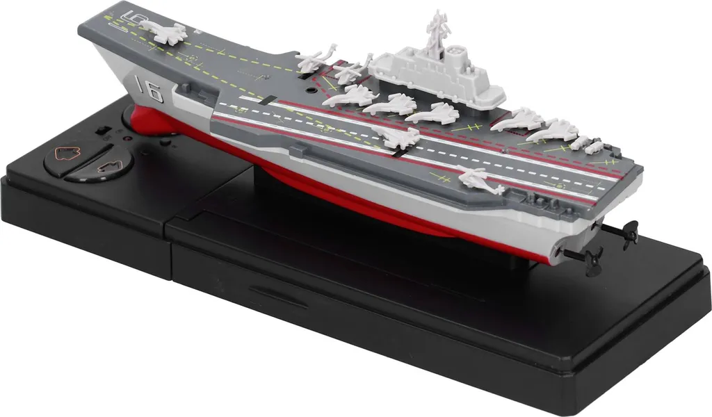 Porte-avions Télécommandé 2.4G RC Bateau de Simulation Militaire Enfant - 2