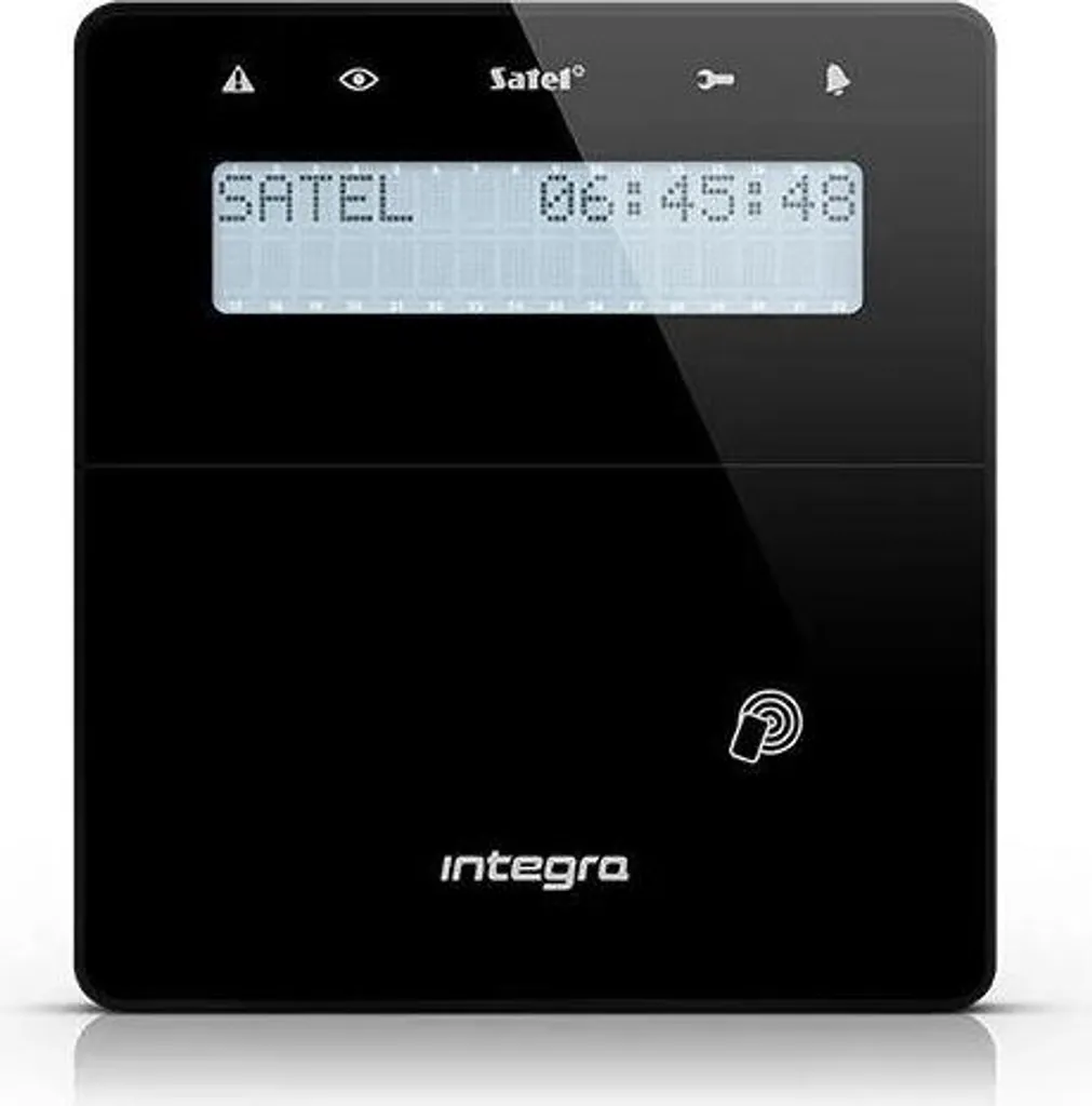 Sécurisez votre accès : Clavier LCD Satel INT-KLFR-B à badge pour INTEGRA