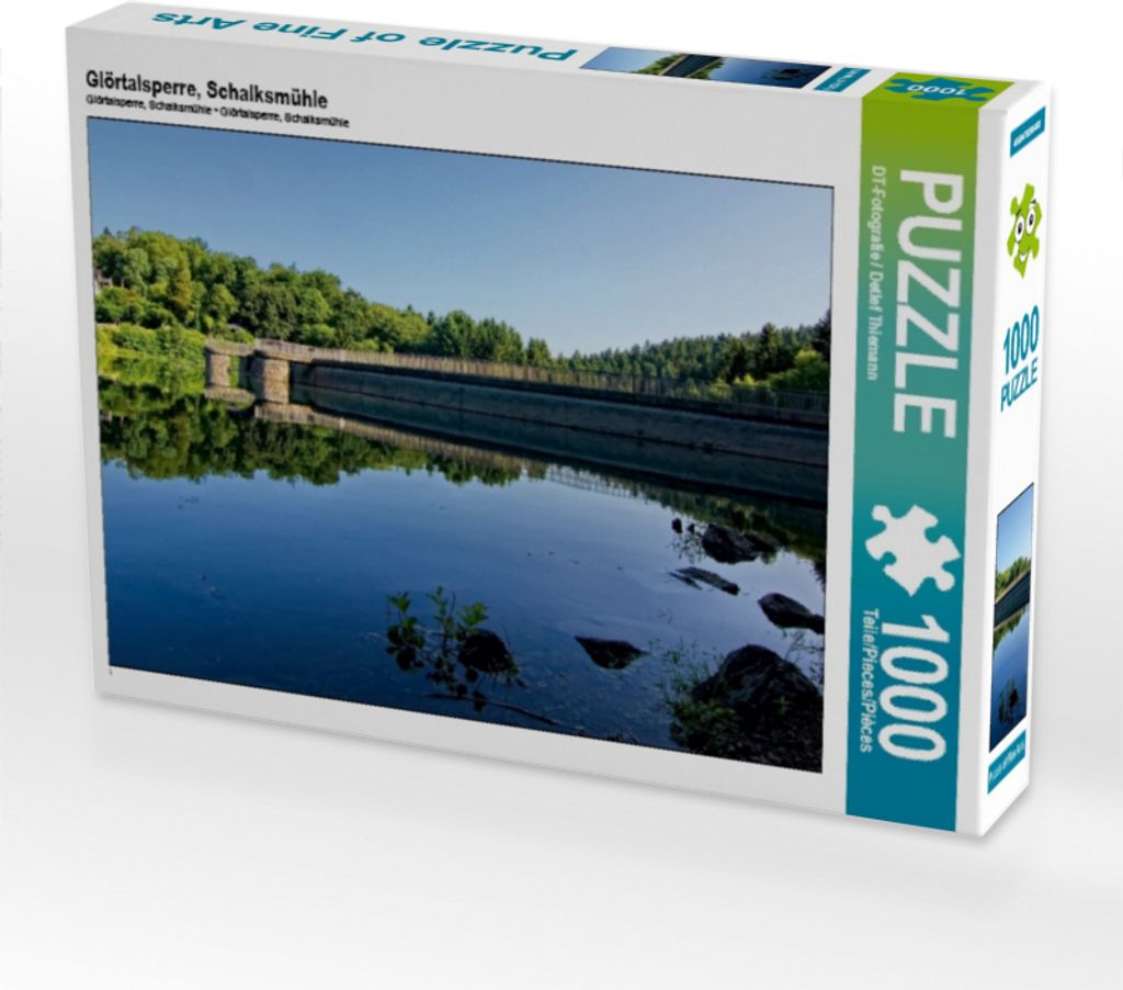 Calvendo Glörtalsperre, Schalksmühle 1000 Teile Puzzle quer Produktbild 