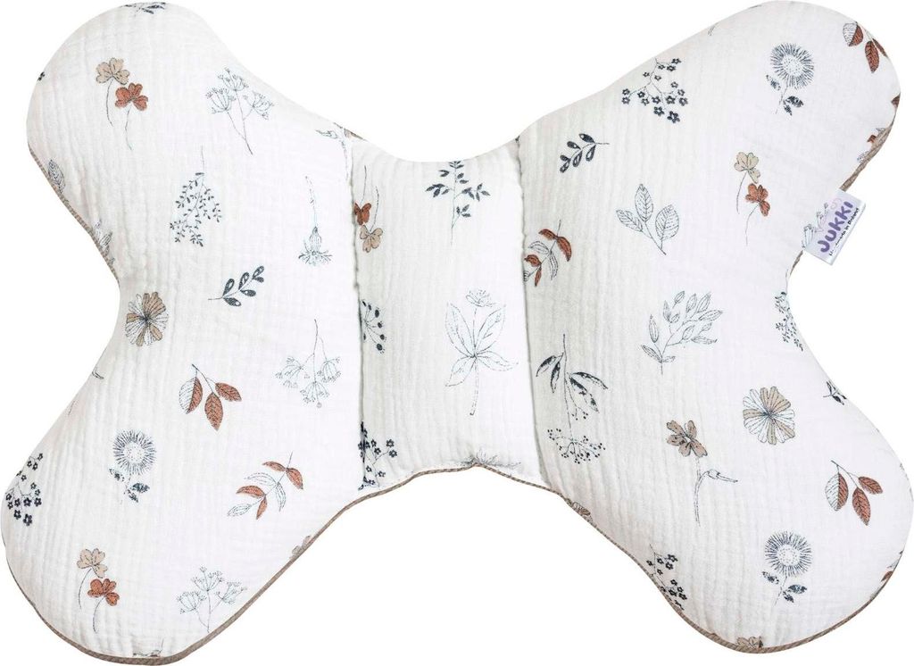 Simply Nature Musselin & Latte Velvet Schmetterlingskissen Produktbild 