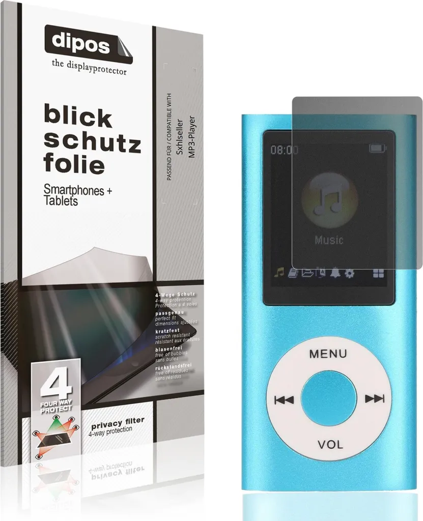 Pellicola Privacy Sxhlseller MP3: Design e Protezione Vista 4 Modi