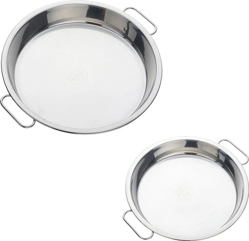 Vassoio Tecnico INF Acciaio Inox 2pz - Fondo Piatto Anti-ribaltamento