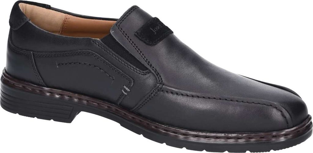 Josef Seibel Anvers 71 Pantofole Uomo In Pelle - Larghezza Comoda K, Cucite A Mano, Suola Flessibile PU