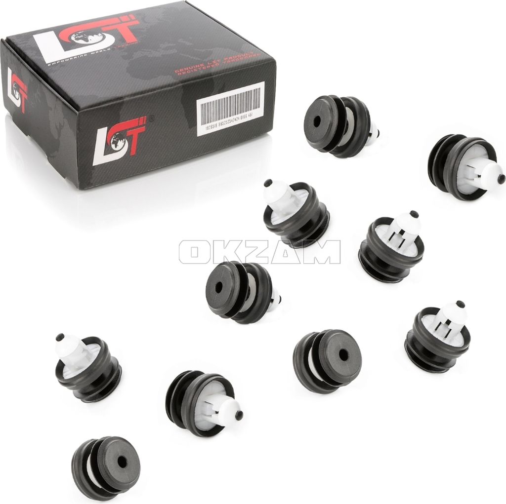 10x Türverkleidungs Clips 51417325082 für BMW 5er G30 F90 G31 6er G32 X3 G01