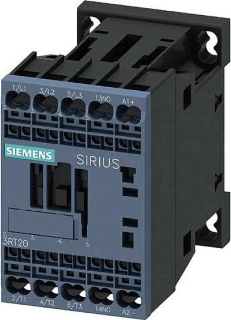 Siemens 3RT2016-2BB41: Teleruttore 9A 4kW 24V DC Serie Sirius S00