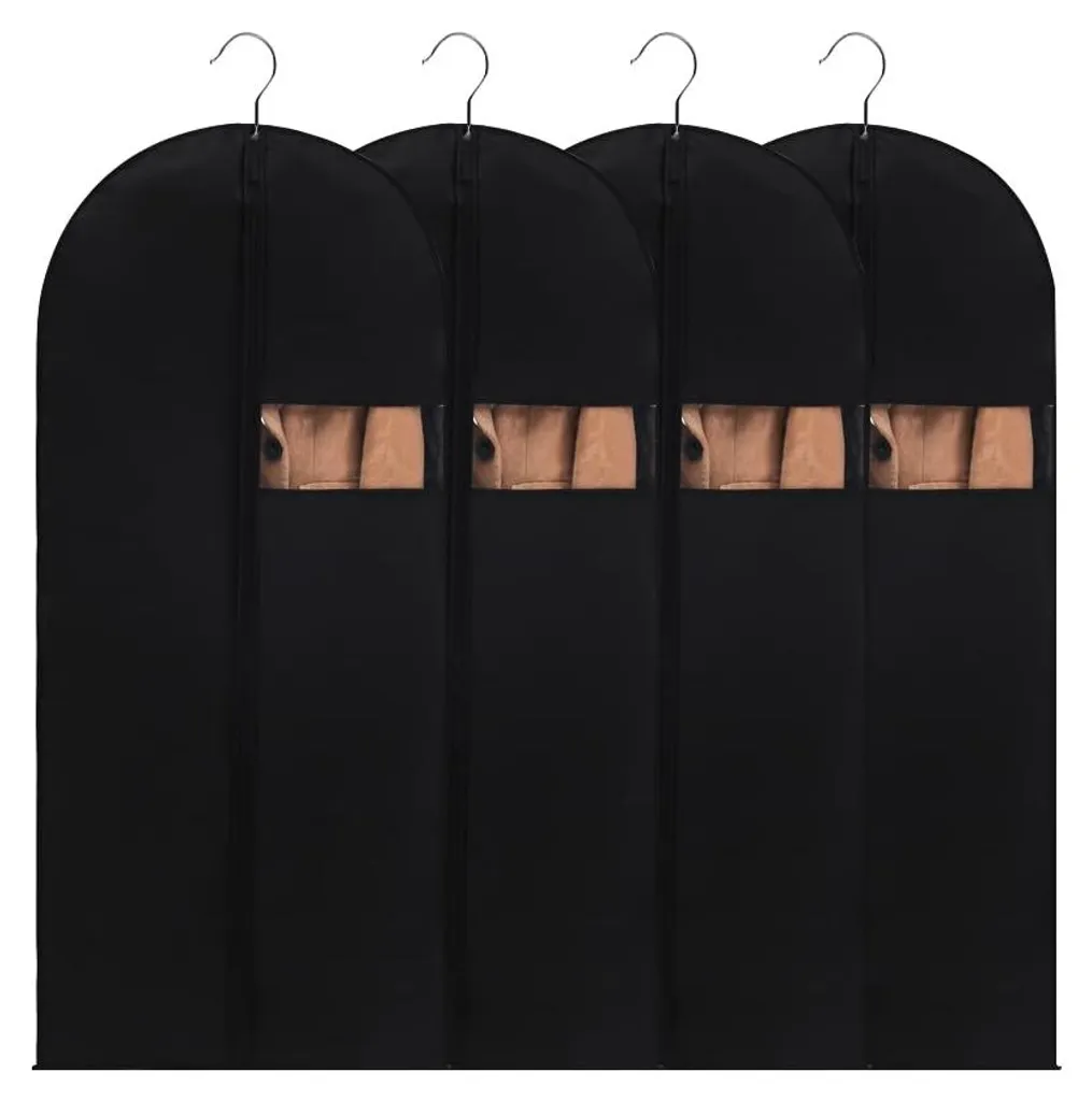 Housse de protection pour vêtements pliable et anti-poussière lot de 4