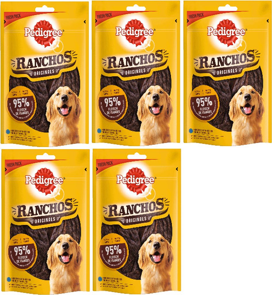PEDIGREE RANCHOS Originals Portionsbeutel mit Huhn 5 x 70g