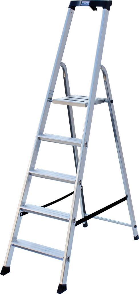 Krause 124197 Sepro Stehleiter Elox. 5 Stufen