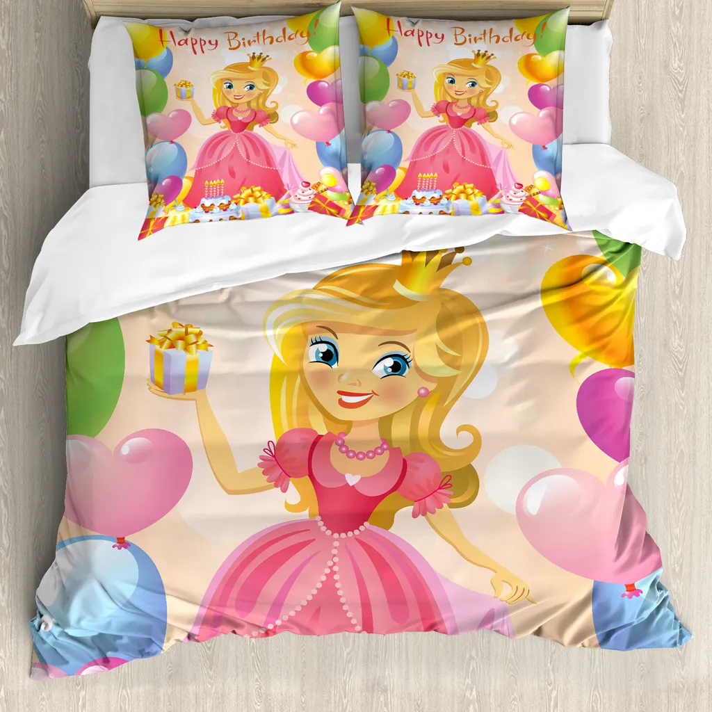 Copripiumino Bambina ABAKUHAUS 155x220: No Stiro e Anti-Polvere
