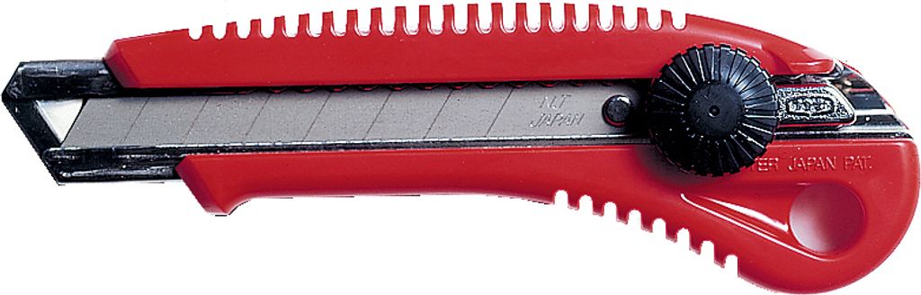 NT Cutter L 550 P Kunststoff-Gehäuse 18 mm Klinge rot inkl. 2 Klingen