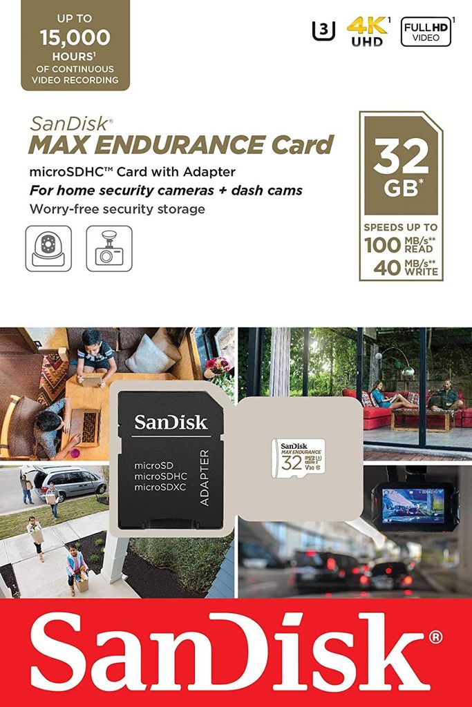 SanDisk Max Endurance, 32 GB, MicroSDHC, Klasse 10, UHS-I, Produktbild 