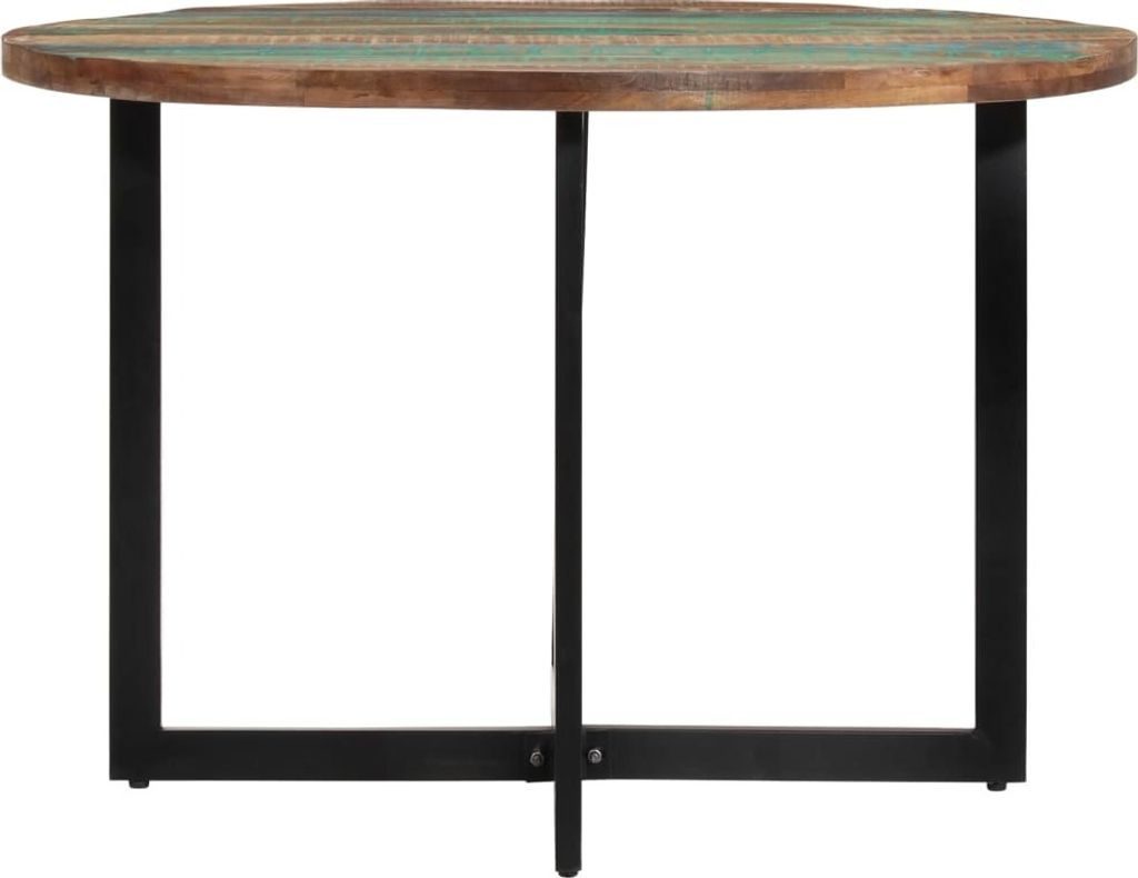 vidaXL Tavolo da pranzo 110x75 cm in legno di recupero in Immagine del prodotto 