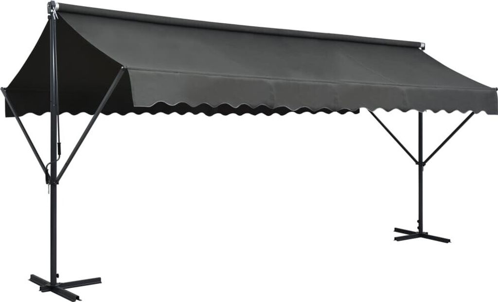 vidaXL Markiza wolnostojąca 500x300 cm antracytowa Zdjęcie produktu 