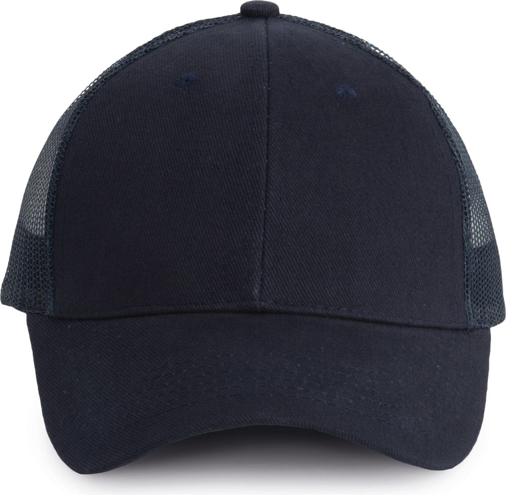 K-Up Herren Kappe Trucker Cap Mesh Baseballcap Mütze Seemannsmütze, Größe:U, Farbe:Navy/Navy