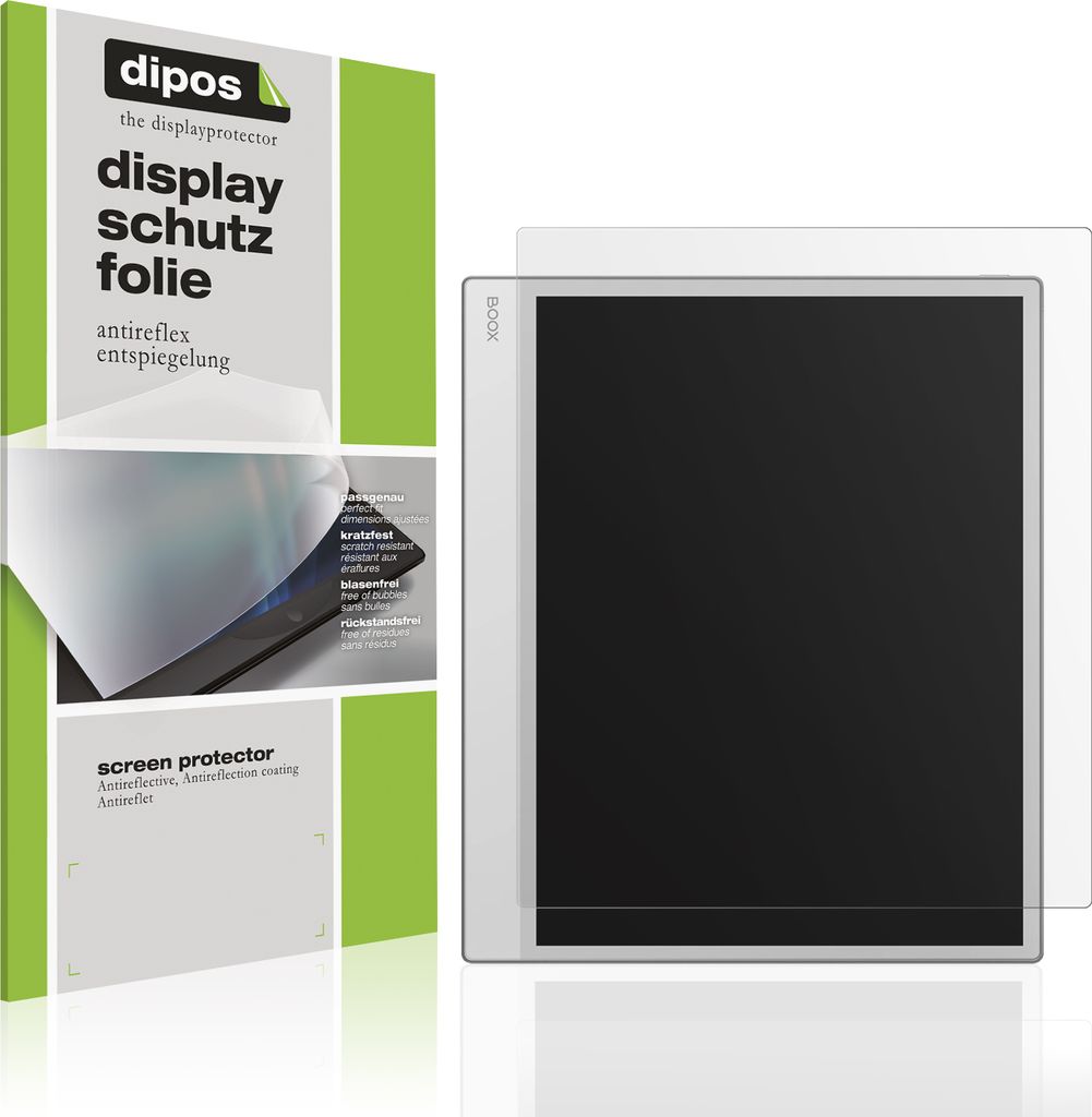 2x Schutzfolie für Onyx Boox Note Max 13.3 matt Displayschutzfolie Folie Display Schutz dipos