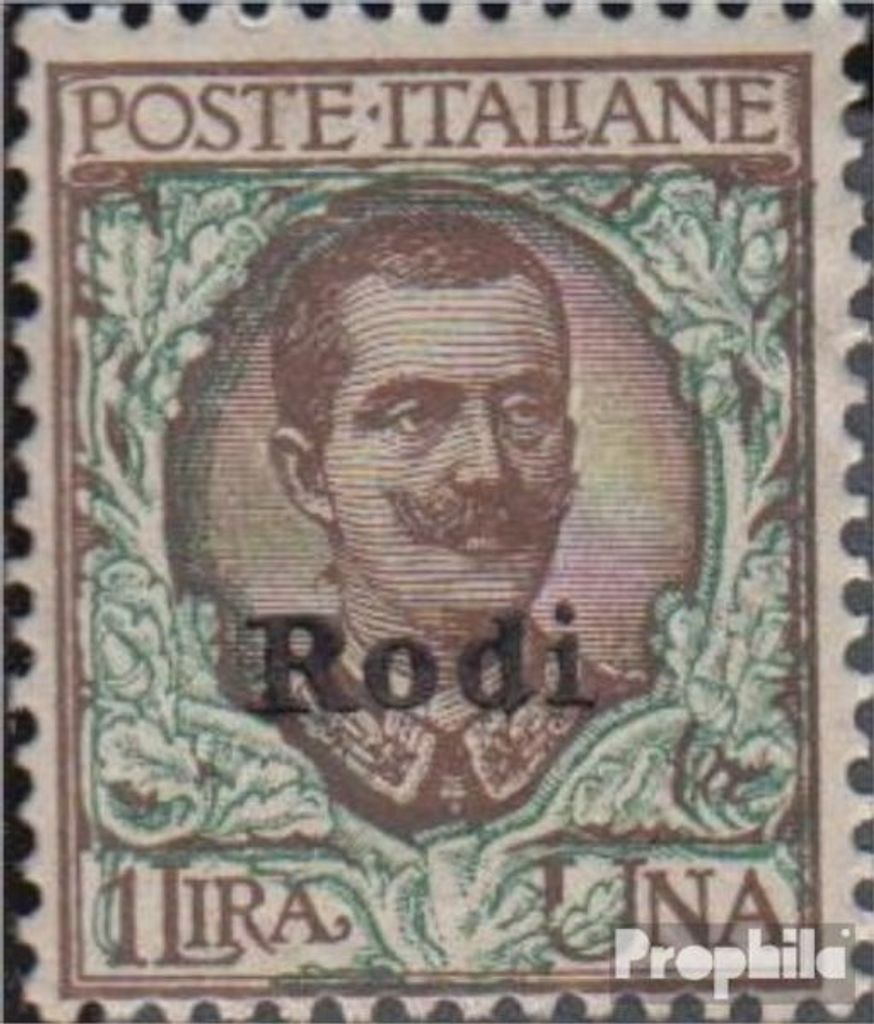 Briefmarken Ägäische Inseln 1922 Mi 15 postfrisch Aufdruckausgabe Rodi
