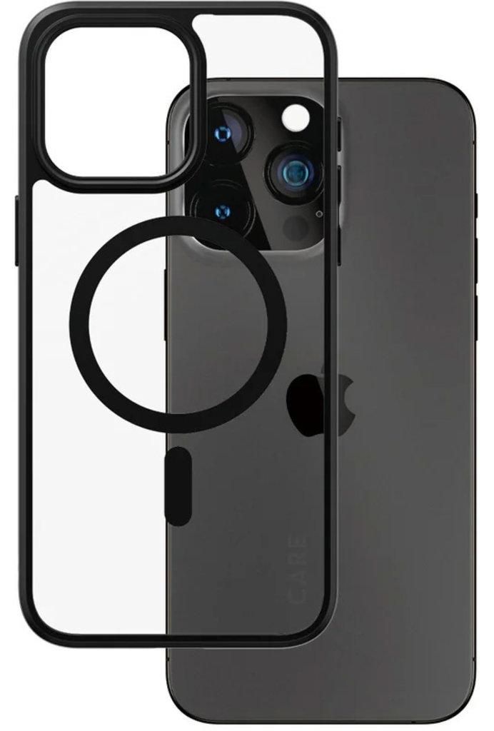PanzerGlass CARE Flagship Colors iPhone 15 Pro Max schwarz Produktbild 
