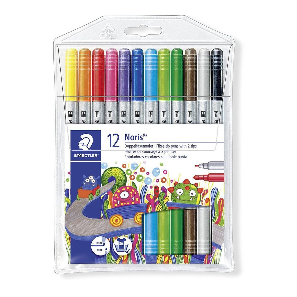 STAEDTLER Noris Club 320 - Duo-Fasermaler - gemischte Produktbild 