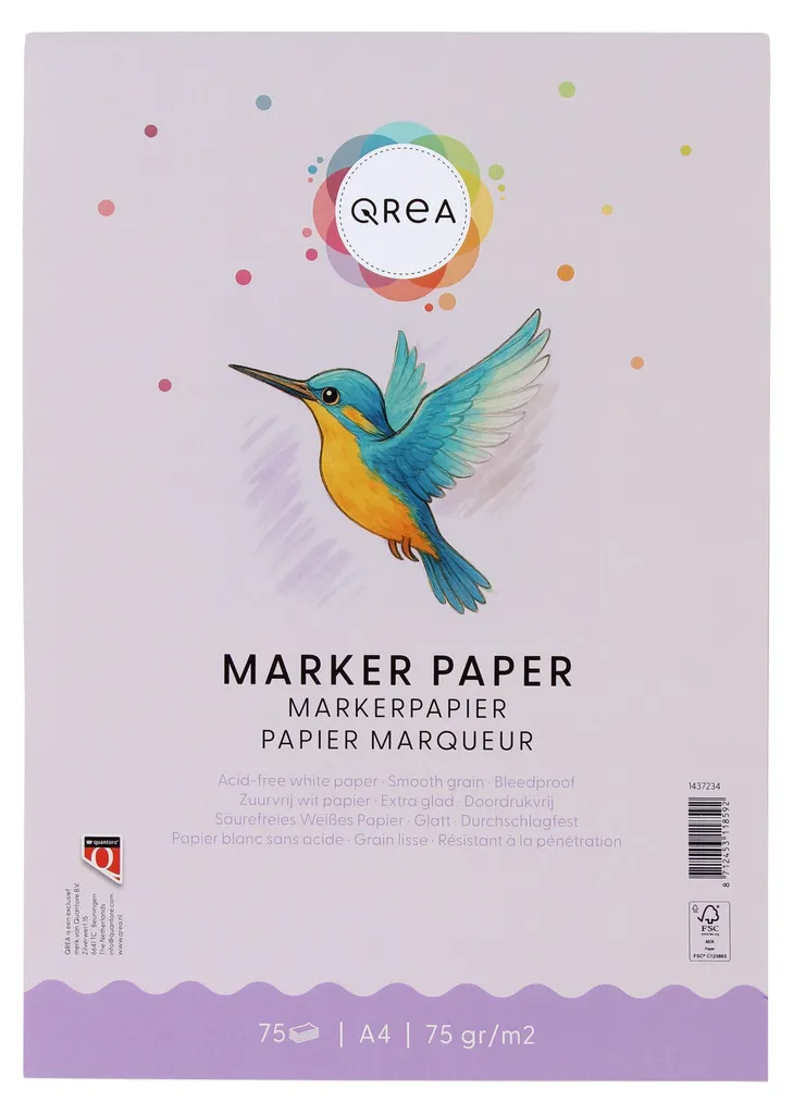 Ne manquez plus de papier : Lot 10 blocs A4 Qrea 75 feuilles 75g