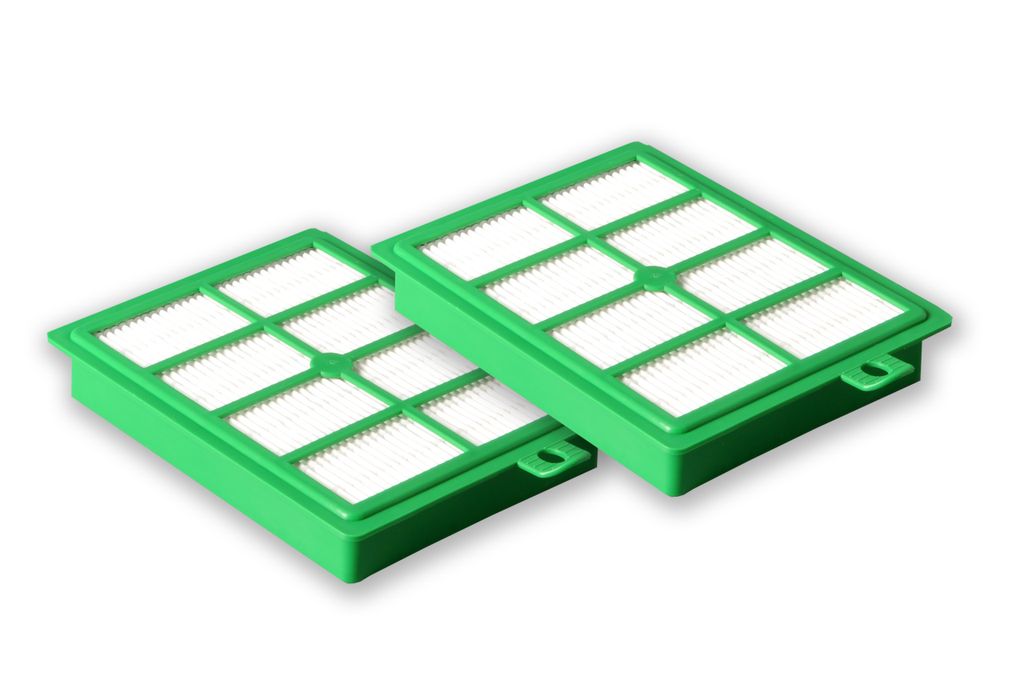 Sparangebot: 2 HEPA H12 Filter Hygiene Mikrofilter kompatibel mit AEG / Electrolux | ähnlich Original EF18, EFH12 |