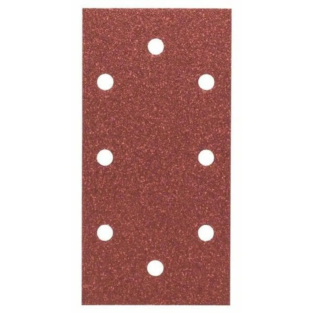 Papier de Verre pour Ponceuse Vibrante 93x185 mm Grain 80 Bosch 8 Trous