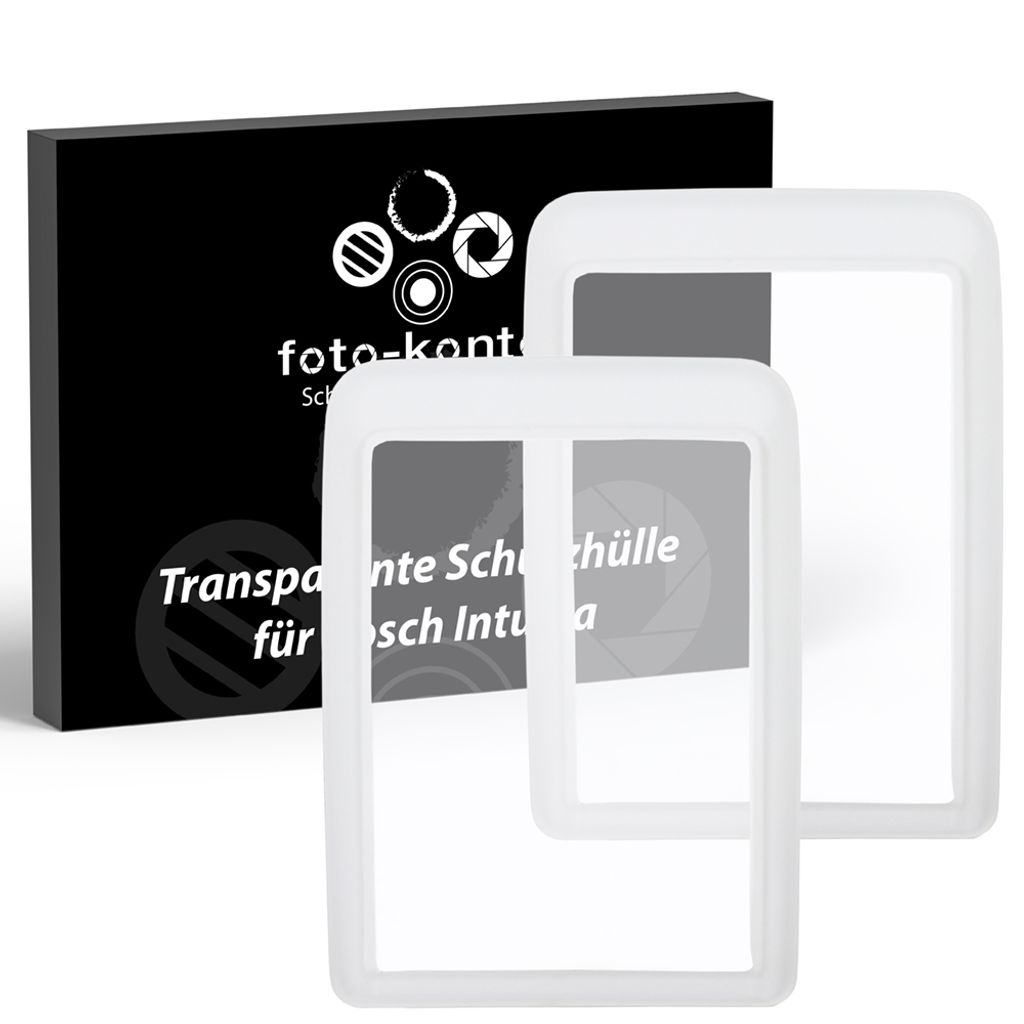 foto-kontor 2X Schutzhülle kompatibel mit Bosch Kiox 300 E-Bike Fahrrad Display TPU Hülle Cover Displayschutz Case Schutz gegen Wasser und Schmut...
