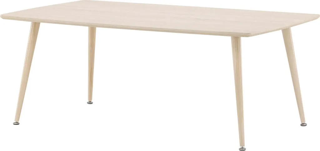 Table Basse Plaza Beige 70cm - Finition Robuste et Design Minimaliste