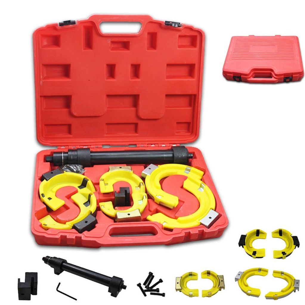 Ikodm Federspanner Federbeinspanner für MC Pherson Universal 1050 kg Federbeinsystem Tieferlegung Federbein Spring Auto Werkzeug