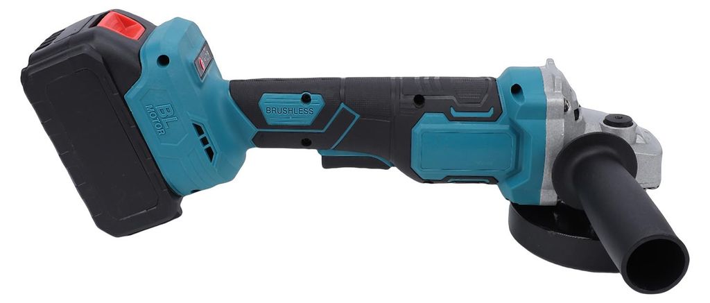 Cordless Angle Grinder Brushless Electric Metal Grinder with Spindle Lock 3 Speed Polisher Two Batteries and One charger in A box EU Plug 220V