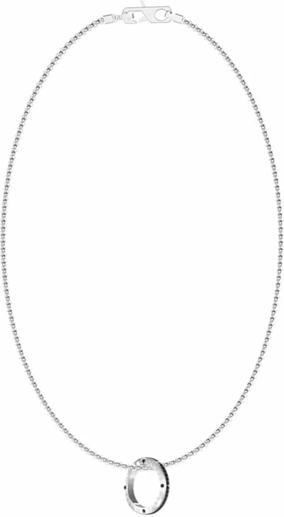 Collier Guess Femme JUMN03216JWSTBKT-U en Acier Inoxydable et Cristaux