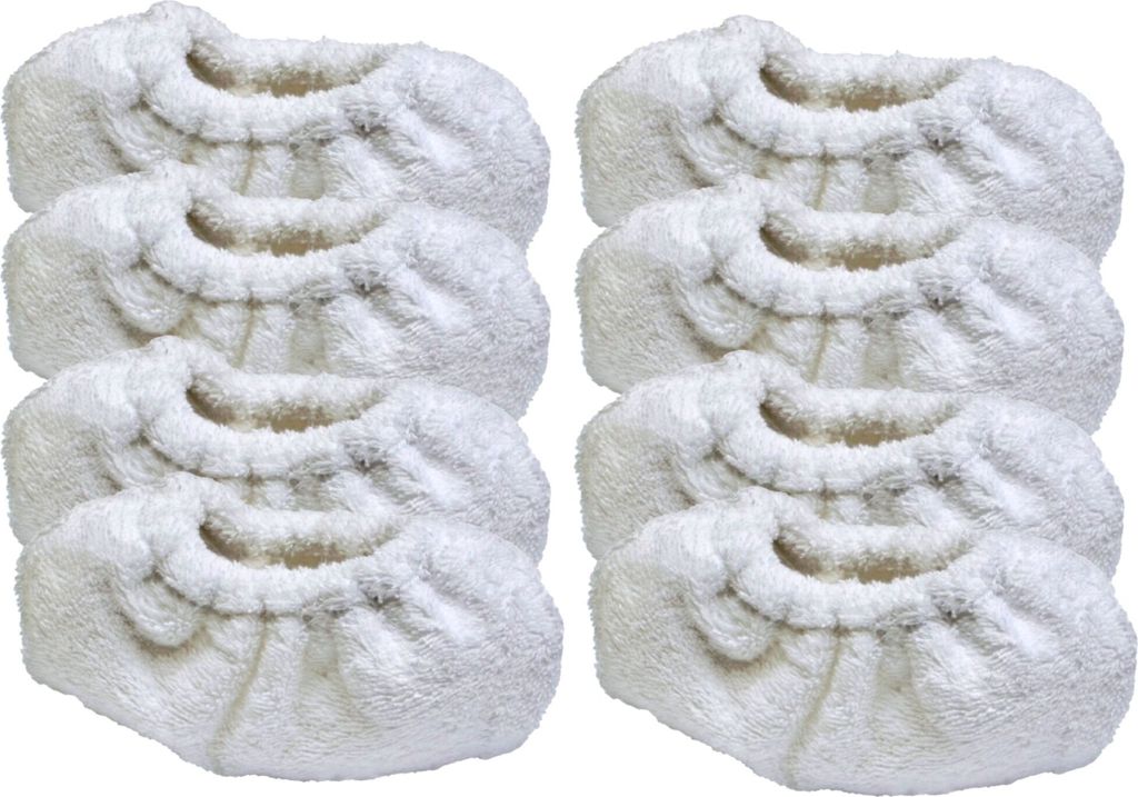 Invest 8 Tücher für die Handdüse Kärcher Dampfreiniger EasyFix SC1 SC2 SC3 SC4 SC5 Ersatztuch Überzugsset Kärcher