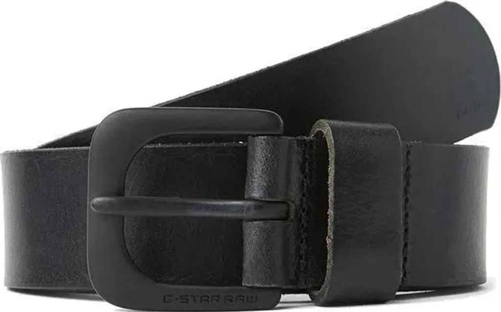 G-Star Hommes Ceinture Zed en Cuir Noir Taille XS - Accessoire Authentique