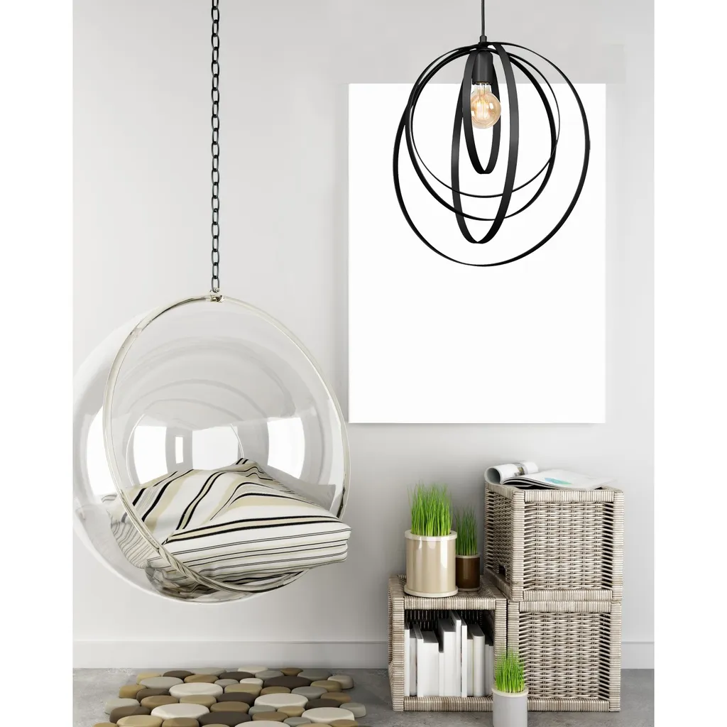 Lampe géométrique Ringo 45 cm - Éclairage idéal pour table à manger design - 2