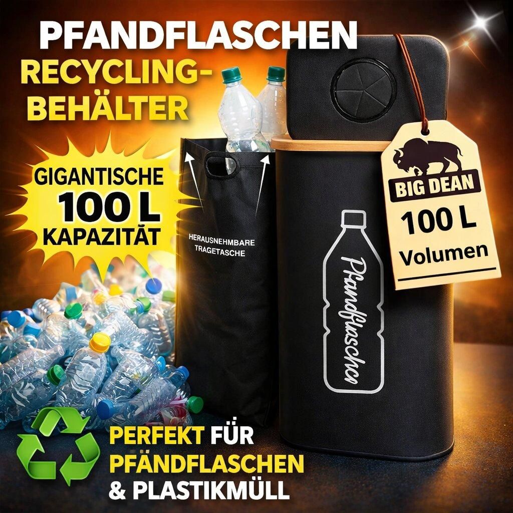 BigDean Pfandflaschen Sammelbehälter 100L – Pfandflaschen