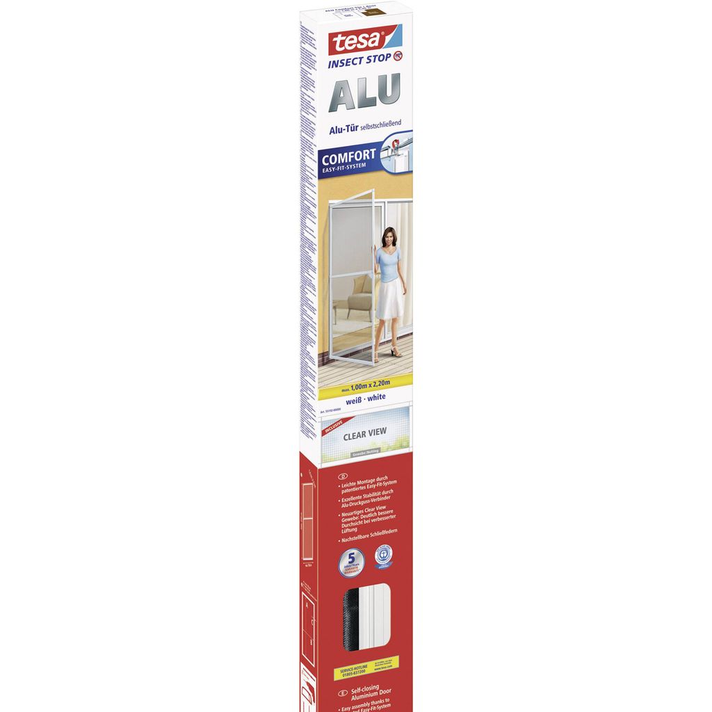 moskitiera tesa Insect Stop COMFORT biała 1,0 x 2,2 m Zdjęcie produktu 