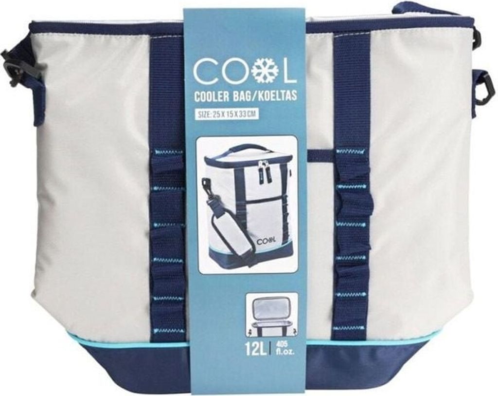 Sac isotherme Gris 25 x 25 x 33 cm - 12 litres Image du produit 