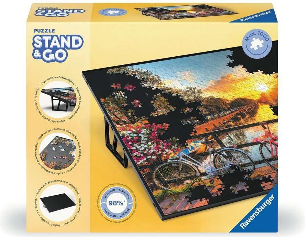 Ravensburger 17976 Puzzle Staffelei 1000 - Ab 12 Jahren, 72 cm x 51 cm x 7.5 cm
