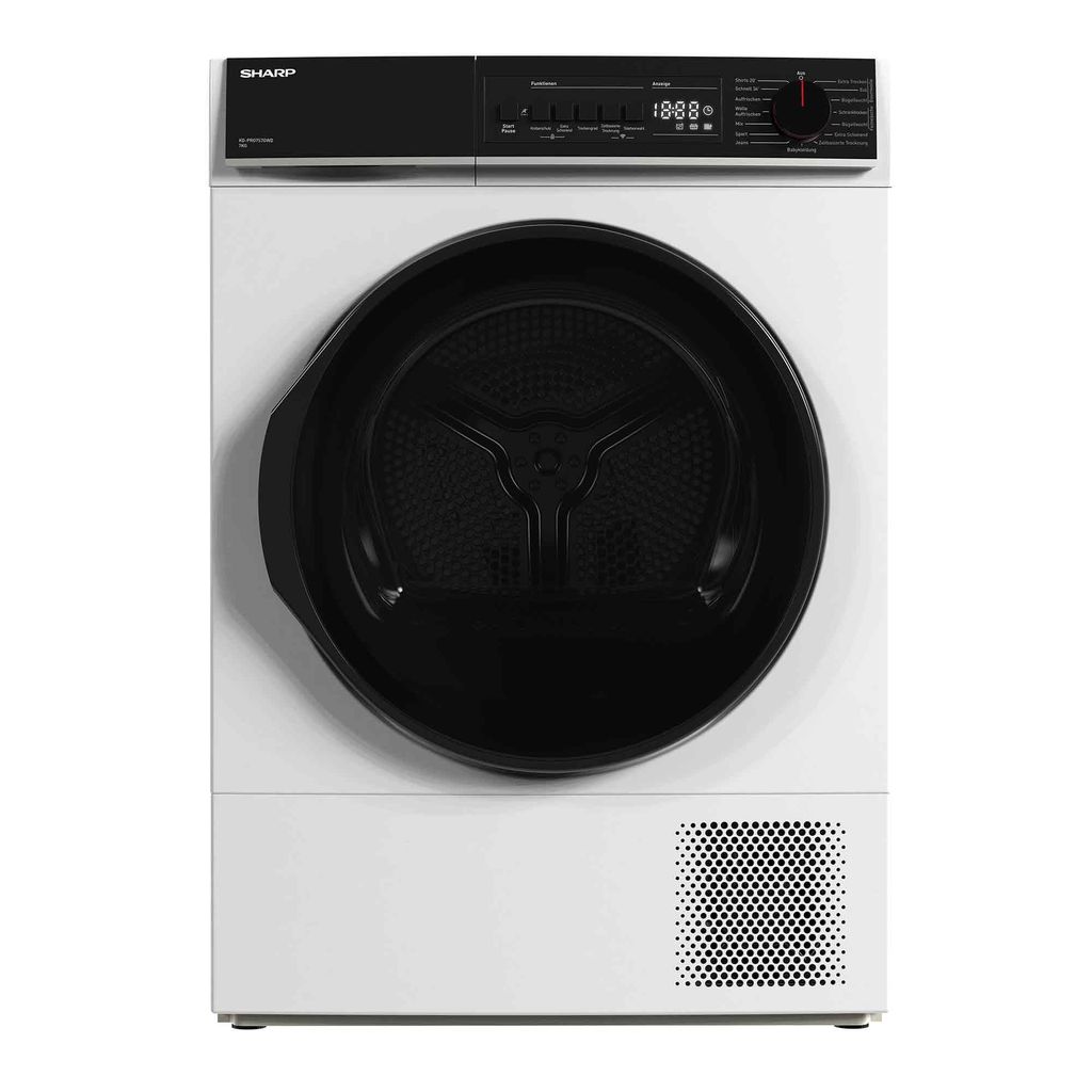 Sharp KD-PRO7S7GWD-DE Wärmepumpentrockner 7 kg Zwei-Wege-Schleudern WiFi