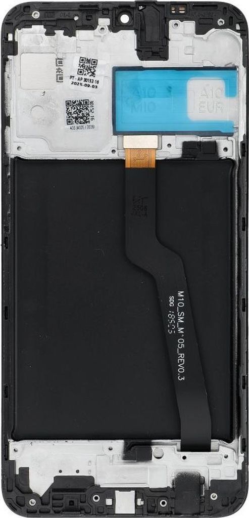 FixCell LCD Display passend für SAMSUNG A10 OEM mit Rahmen