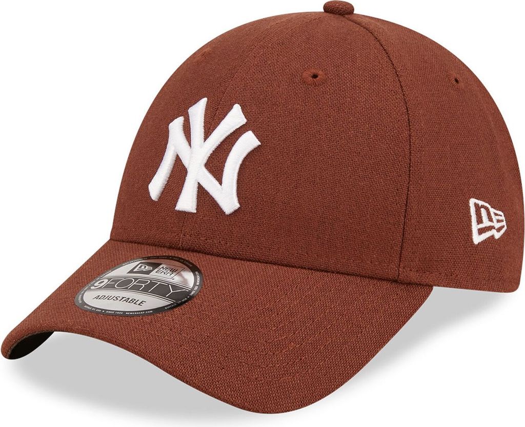 New Era 9Forty Strapback Cap - LEINEN New York Yankees Zdjęcie produktu 